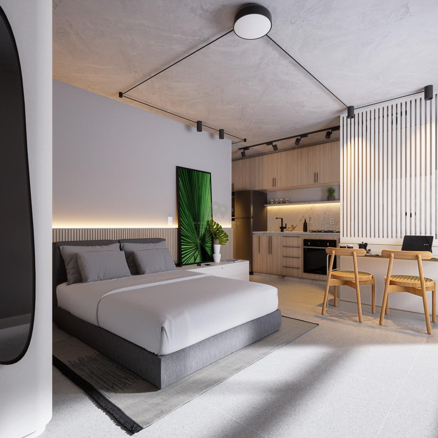 Apartamentos tipo Studio na Grande Próspera - Criciúma - Manoel Rozeng