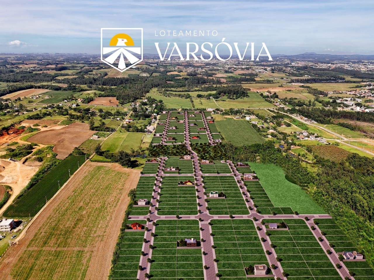 oteamento Varsóvia em Criciúma/SC | Lotes a partir de 360m² com infraestrutura completa - Manoel Rozeng